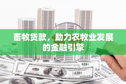 肇州畜牧贷款，助力农牧业发展的金融引擎