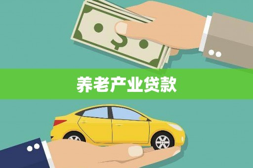 肇州养老产业贷款